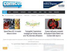 Tablet Screenshot of comicus.it